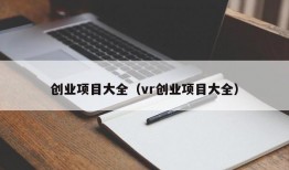 创业项目大全（vr创业项目大全）